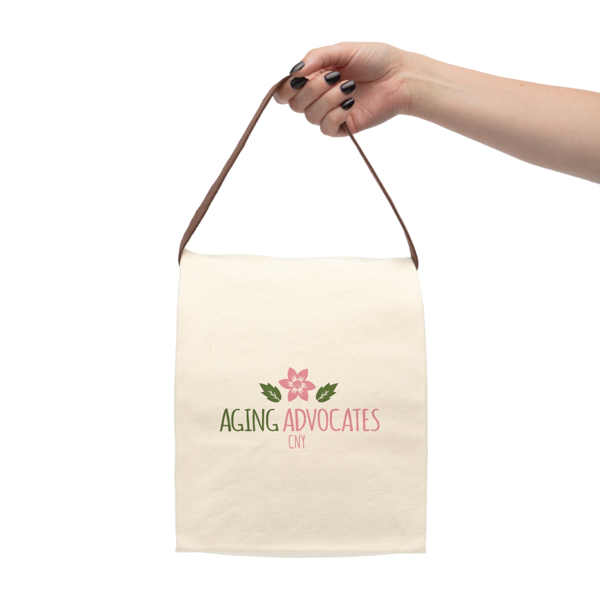 Aging Advocates Canvas Lunch Bag With Strap