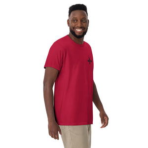 Camiseta de hombre de peso pesado teñida en prenda