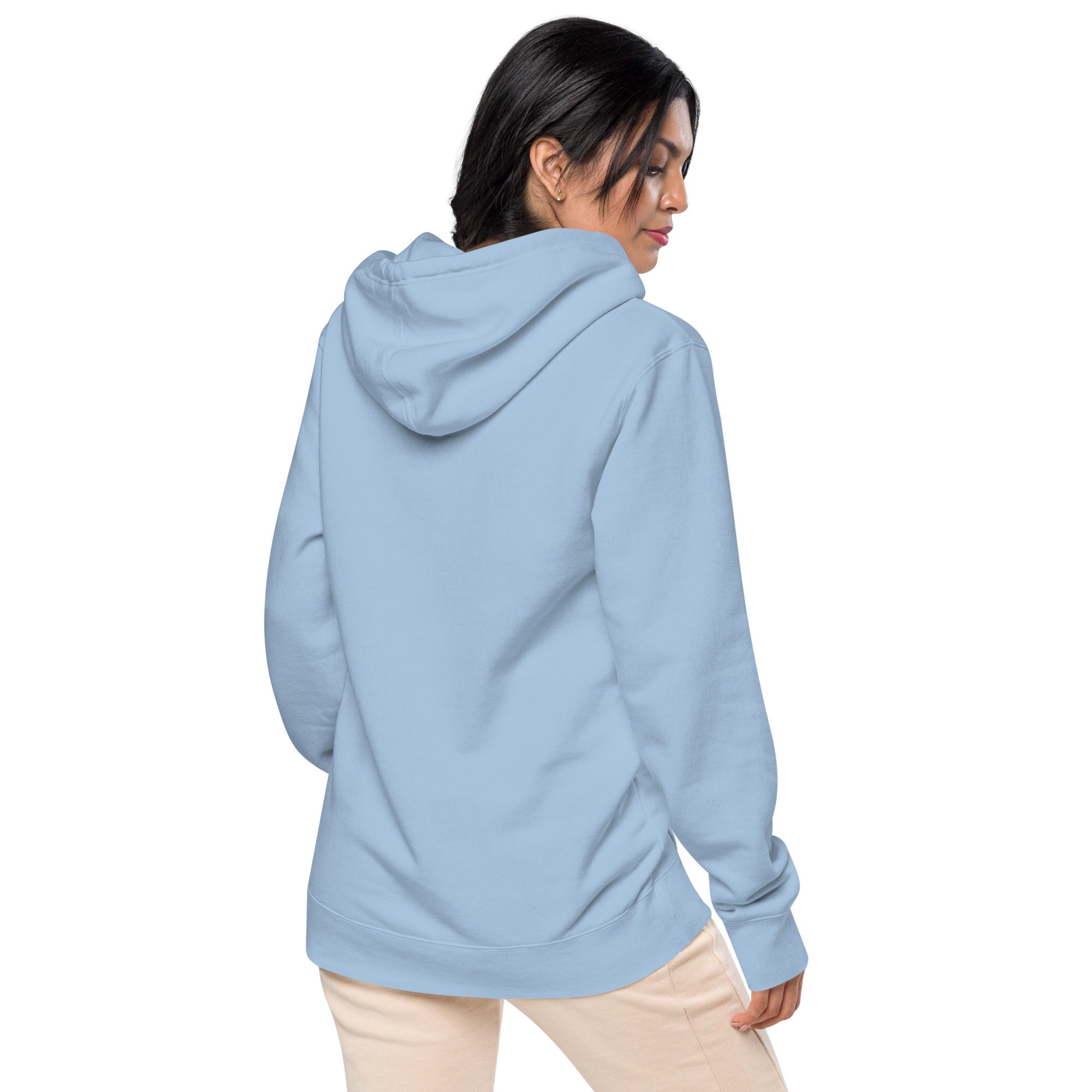 Unisex pigment-dyed hoodie