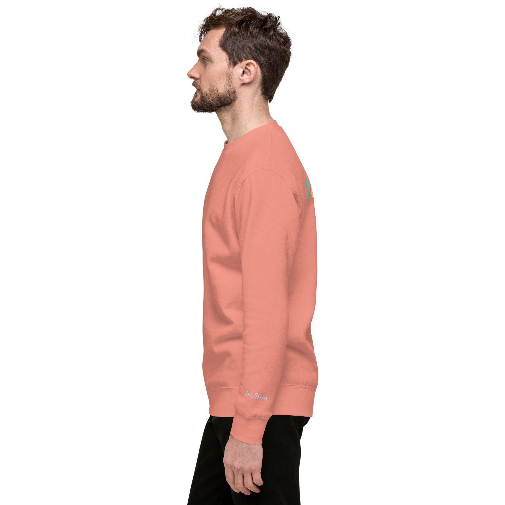 He/Him Premium Sweatshirt