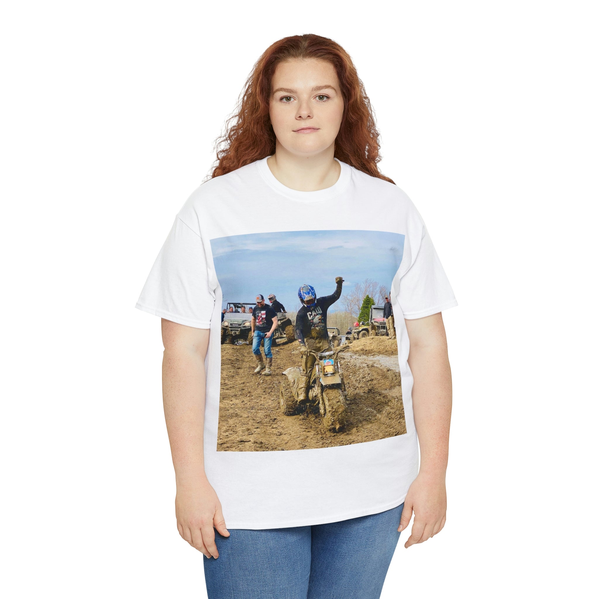Camiseta de algodón pesado unisex 