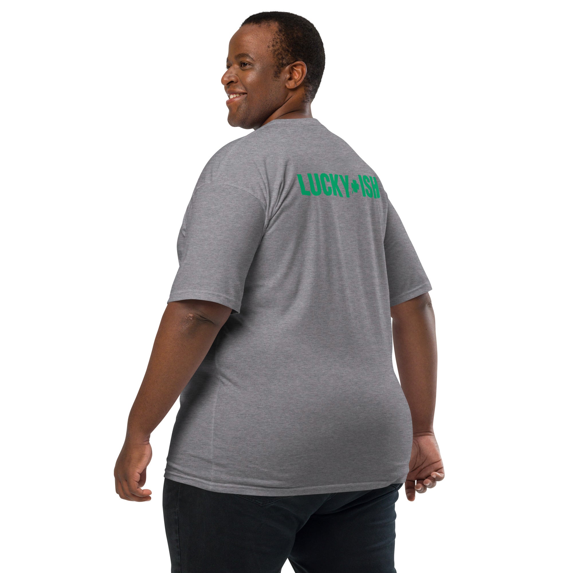 Camiseta premium de peso pesado para hombre