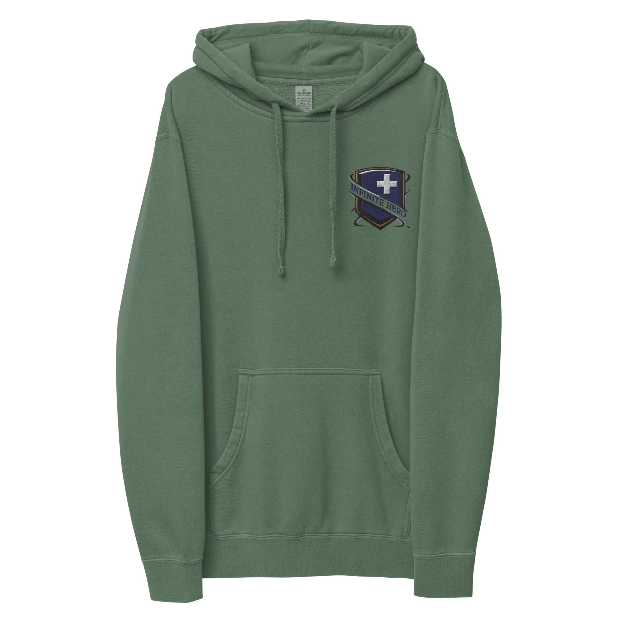Infinite Hero Unisex pigment-dyed hoodie