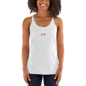 Camiseta sin mangas con espalda cruzada para mujer